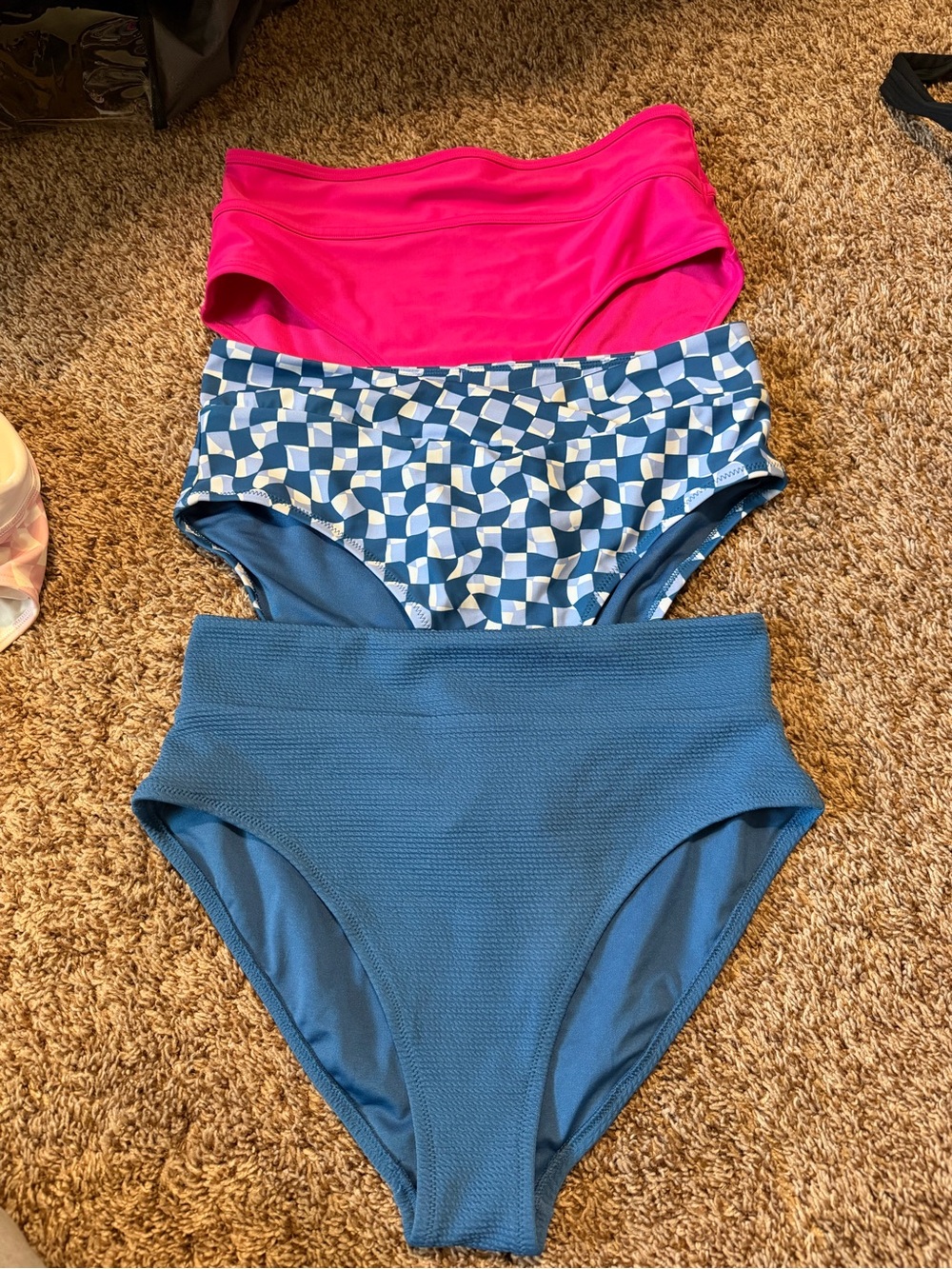HIGH-WAISTED BIKINI BOTTOMS - OLD NAVY (bundle)